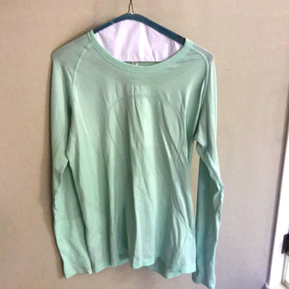 lululemon athletica Tops - Lululemon Mint green long-sleeve size 12